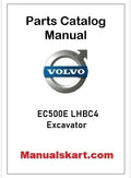 Volvo EC500E LHBC4 Excavator Pdf Parts Catalog Manual
