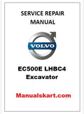 Volvo EC500E LHBC4 Excavator Pdf Repair Service Manual
