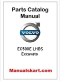 Volvo EC500E LHBS Excavator Pdf Parts Catalog Manual