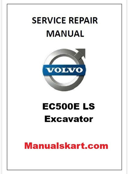 Volvo EC500E LS Excavator Pdf Repair Service Manual