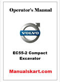 Volvo EC55-2 Compact Excavator Pdf Operator's Manual