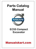 Volvo EC55 Compact Excavator Pdf Parts Catalog Manual