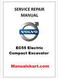 Volvo EC55 Electric Compact Excavator Pdf Repair Service Manual