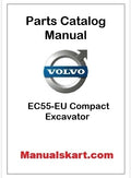 Volvo EC55-EU Compact Excavator Pdf Parts Catalog Manual