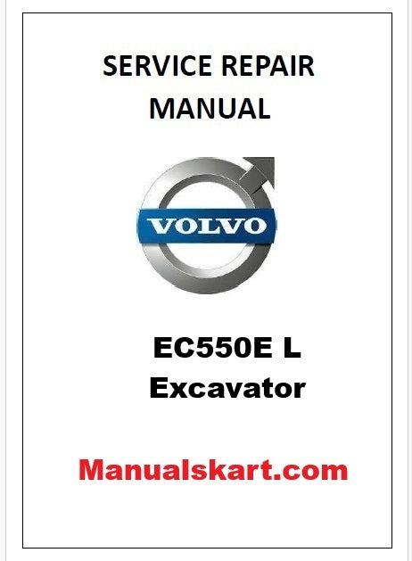 Volvo EC550E L Excavator Pdf Repair Service Manual