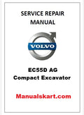 Volvo EC55D AG Compact Excavator Pdf Repair Service Manual