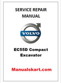 Volvo EC55D Compact Excavator Pdf Repair Service Manual