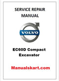 Volvo EC60D Compact Excavator Pdf Repair Service Manual