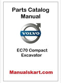Volvo EC70 Compact Excavator Pdf Parts Catalog Manual