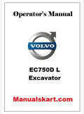 Volvo EC750D L Excavator Pdf Operator's Manual