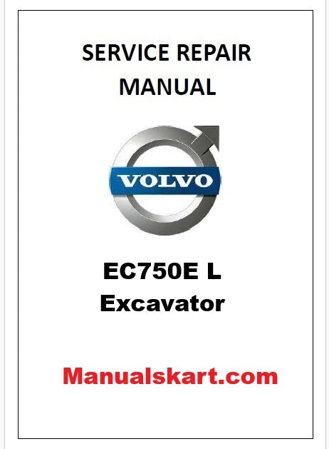 Volvo EC750E L Excavator Pdf Repair Service Manual