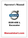 Volvo ECR145E L Excavator Pdf Operator's Manual