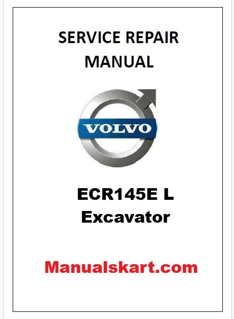 Volvo ECR145E L Excavator Pdf Repair Service Manual