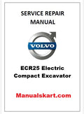 Volvo ECR25 Electric Compact Excavator Pdf Repair Service Manual