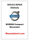 Volvo ECR50D Compact Excavator Pdf Repair Service Manual