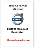 Volvo ECR58F Compact Excavator Pdf Repair Service Manual
