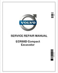 Volvo ECR88D Compact Excavator Repair Service Pdf Manual