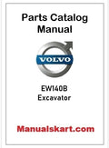 Volvo EW140B Excavator Pdf Parts Catalog Manual