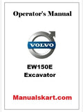 Volvo EW150E Excavator Pdf Operator's Manual