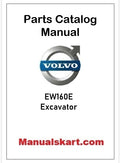 Volvo EW160E Excavator Pdf Parts Catalog Manual