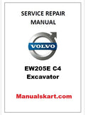 Volvo EW205E C4 Excavator Pdf Repair Service Manual