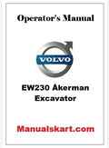 Volvo EW230 Åkerman Excavator Pdf Operator's Manual