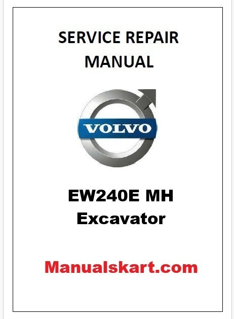 Volvo EW240E MH Excavator Pdf Repair Service Manual