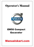 Volvo EW50 Compact Excavator Pdf Operator's Manual