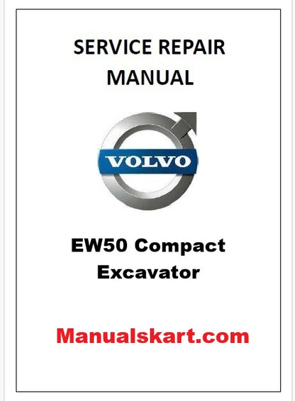 Volvo EW50 Compact Excavator Pdf Repair Service Manual
