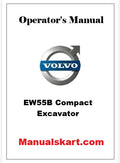 Volvo EW55B Compact Excavator Pdf Operator's Manual