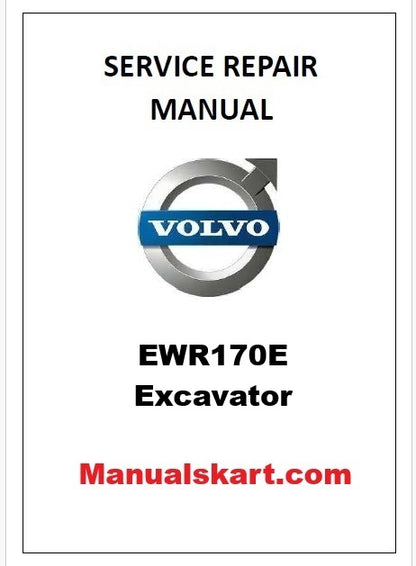 Volvo EWR170E Excavator Pdf Repair Service Manual