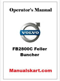 Volvo FB2800C Feller Buncher Pdf Operator's Manual