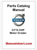 Volvo G710 VHP Motor Grader Pdf Parts Catalog Manual
