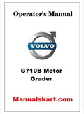 Volvo G710B Motor Grader Pdf Operator's Manual