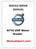 Volvo G716 VHP Motor Grader Pdf Repair Service Manual