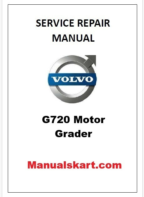 Volvo G720 Motor Grader Pdf Repair Service Manual