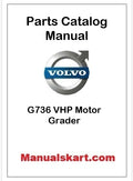 Volvo G736 VHP Motor Grader Pdf Parts Catalog Manual