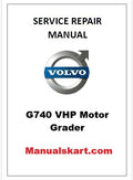Volvo G740 VHP Motor Grader Pdf Repair Service Manual
