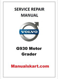 Volvo G930 Motor Grader Pdf Repair Service Manual