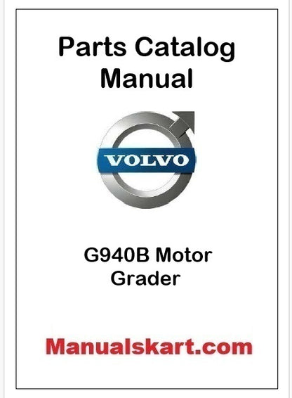 volvo-g940b-motor-grader-pdf-parts-catalog-manual