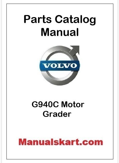 volvo-g940c-motor-grader-pdf-parts-catalog-manual