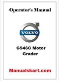 Volvo G946C Motor Grader Pdf Operator's Manual