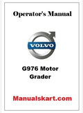 Volvo G976 Motor Grader Pdf Operator's Manual