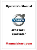 Volvo JEC230F L Excavator Pdf Operator's Manual