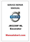 Volvo JEC230F NL Excavator Pdf Repair Service Manual