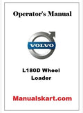 Volvo L180D Wheel Loader Pdf Operator's Manual