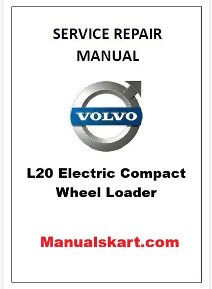 Volvo L20 Electric Compact Wheel Loader Pdf Repair Service Manual