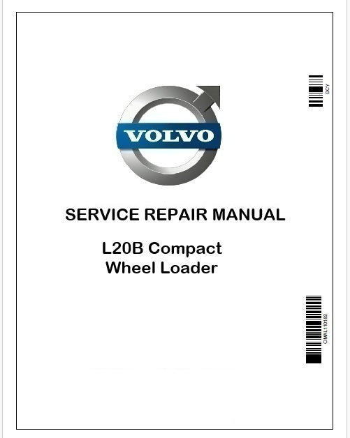 Volvo L20B Compact Wheel Loader Service Repair Pdf Manual