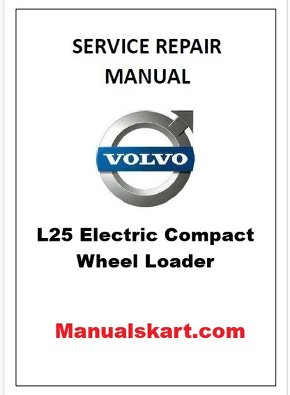 Volvo L25 Electric Compact Wheel Loader Pdf Repair Service Manual