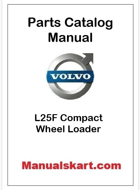 Volvo L25F Compact Wheel Loader Pdf Parts Catalog Manual